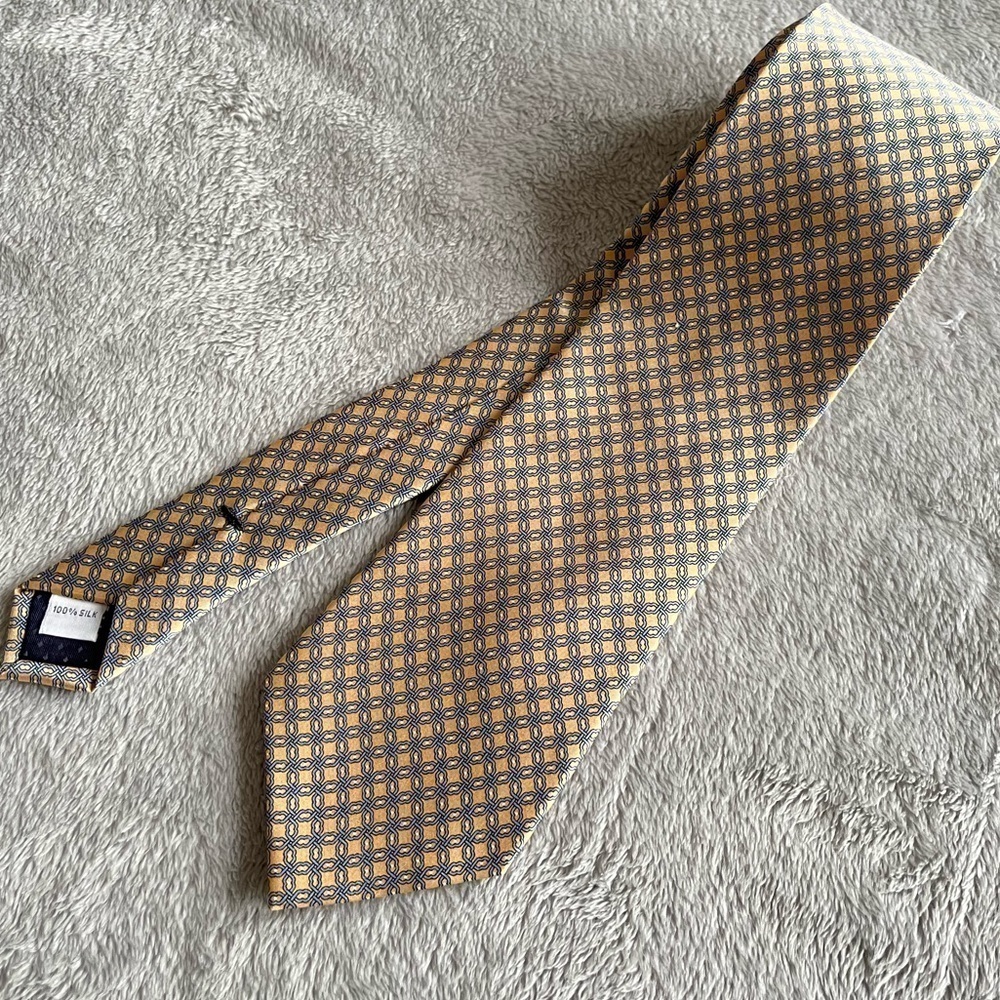 Bloomingdale's Men's Chain Link Silk Tie